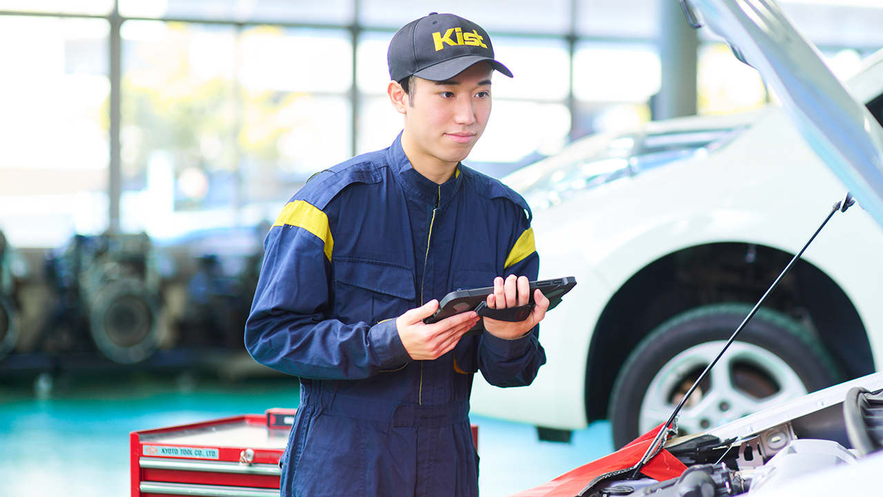 自動車工学科の授業風景